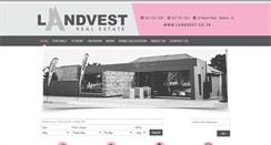 Desktop Screenshot of landvest.co.za