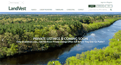 Desktop Screenshot of landvest.com